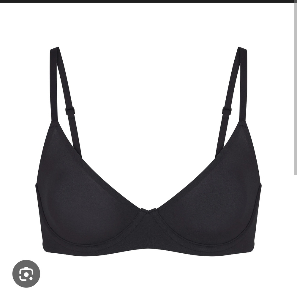 SKIMS Black Triangle Bra